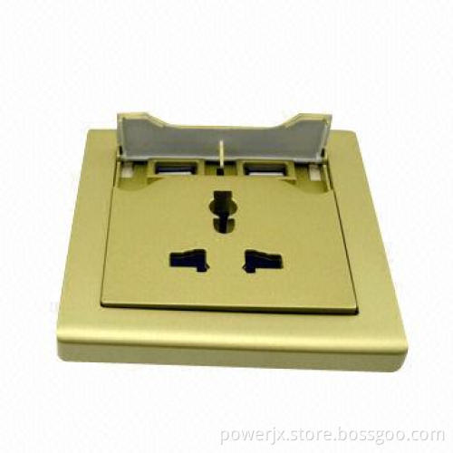 Multi-plug socket with USB plug socket